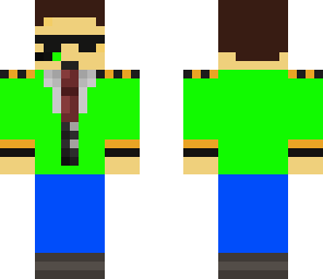 green and blue pilot