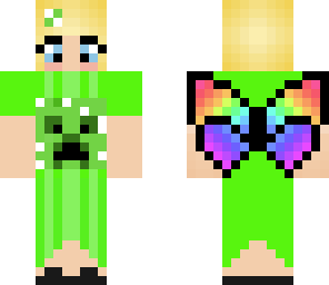 lily green in creeper dress