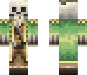 steampunk skeleton green