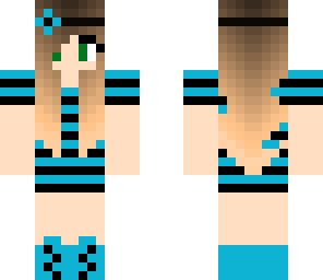 black and cyan girl