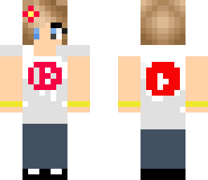 kaylacraft youtube skin