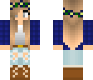 blue tumblr girl 