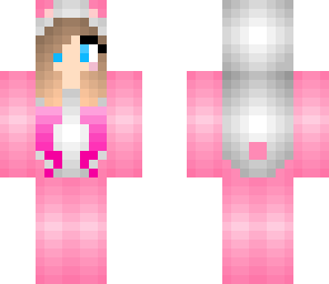 cute pink chibi panda girl