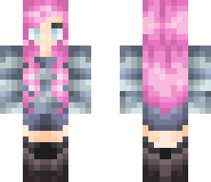 pink hair