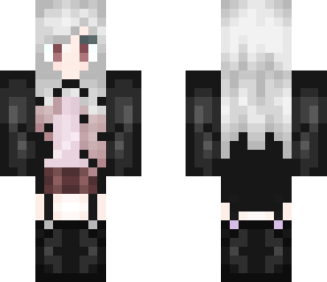 white hair eyepatch thing