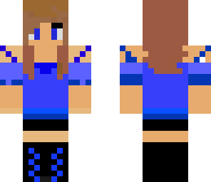the cool blue girl