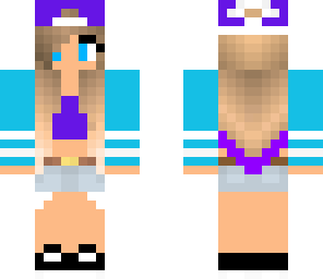 purple blue skin