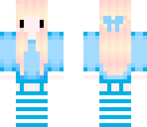 kawaii blue girl