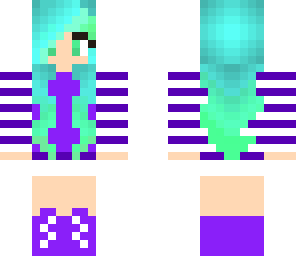 cute blue spring girl 