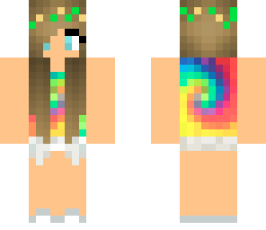 tie-dye girl