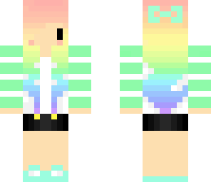 pastel rainbow chibi