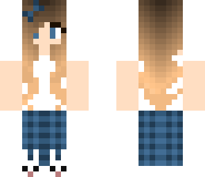 blue pajama girl