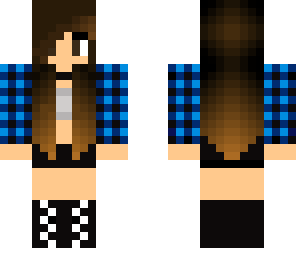 cute girl with plaid shirt