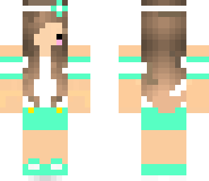 purty mint girl