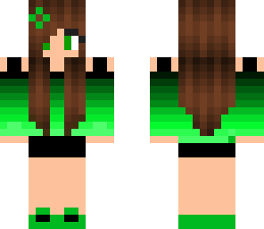 faded green girl