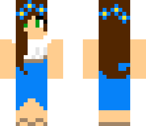 custom blue prom girl