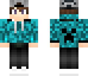blue creeper hoodie