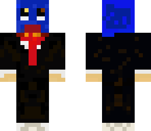 blue man
