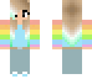 rainbow girl