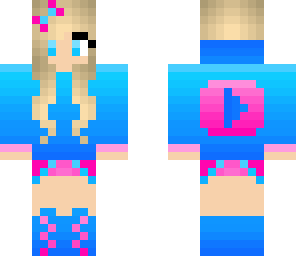 cotton candy youtuber girl