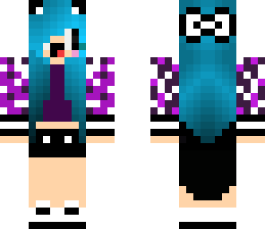 blue hair