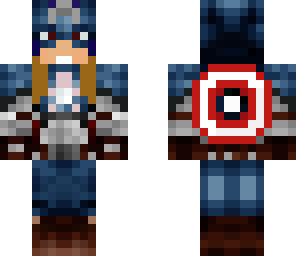 edited captain america - girl