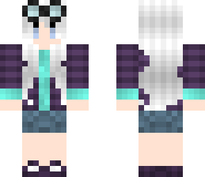 girl with white hair
