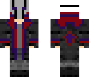 purple and red demon