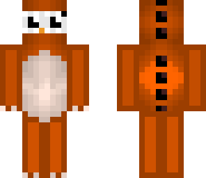 penguin dino orange