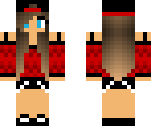 red tomboy girl