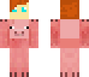 pig holding human head