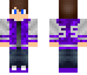 purple varsity guy