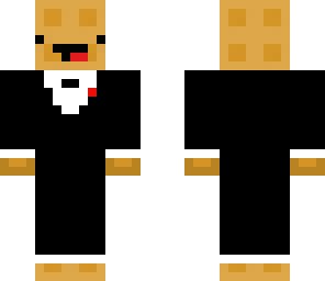 derp waffle in a tux