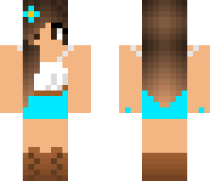 blue summer girl