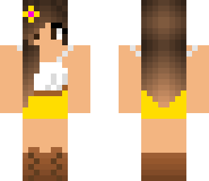yellow summer girl