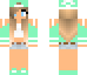 mint summer girl