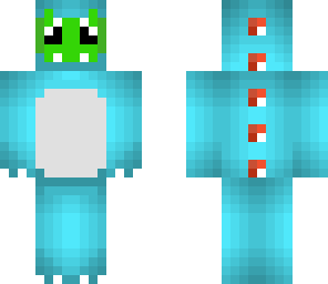 slime in a dino suit