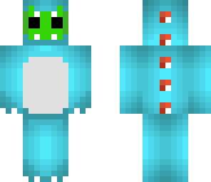 slime in a dino suit