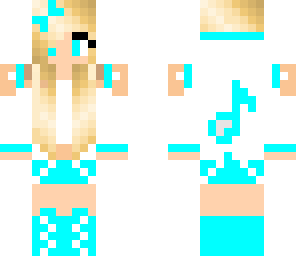 blue music girl