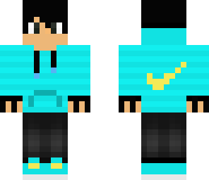 the blue nike