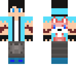 the blue boxer