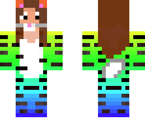 rainbow tiger girl