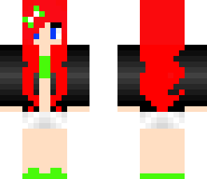 plz 3 likes my first girl skin
