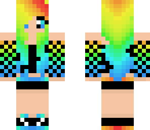 rainbow girl