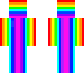 rainbow person
