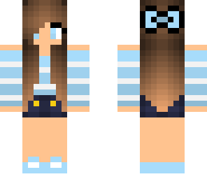 cute blue girl