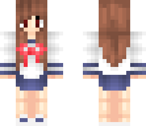 anime school girl