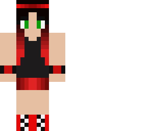 gothic girl with red hair
