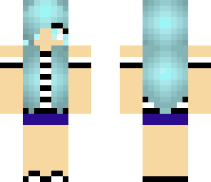 blue summer girl skins