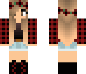 red plaid